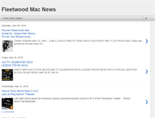 Tablet Screenshot of fleetwoodmacnews.com